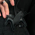 Equestrian Horse Leather Bag Charm
